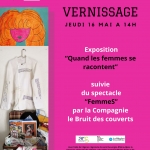 Vernissage exposition "Quand les femmes se racontent"